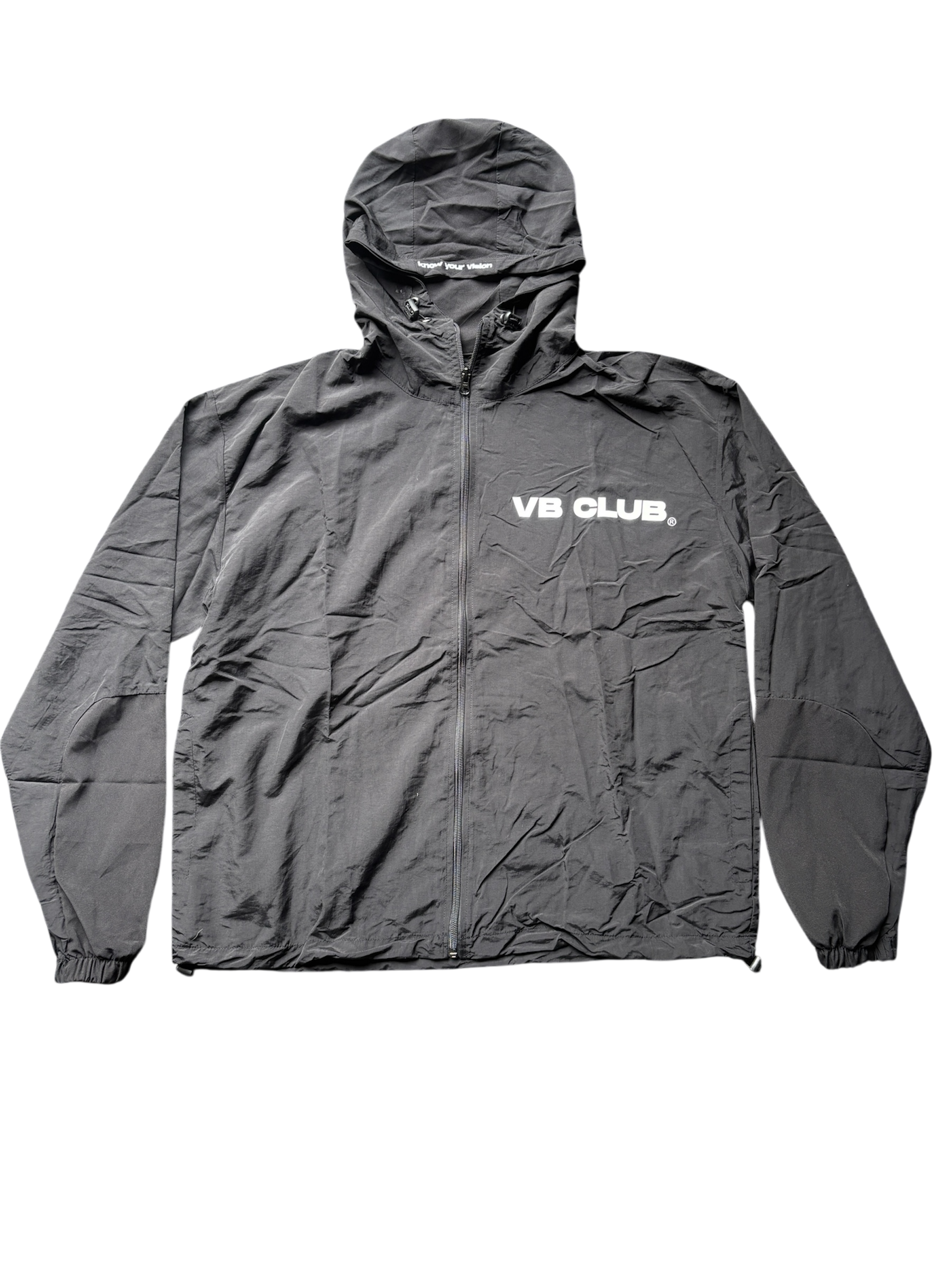 Black VB Windbreaker Jacket
