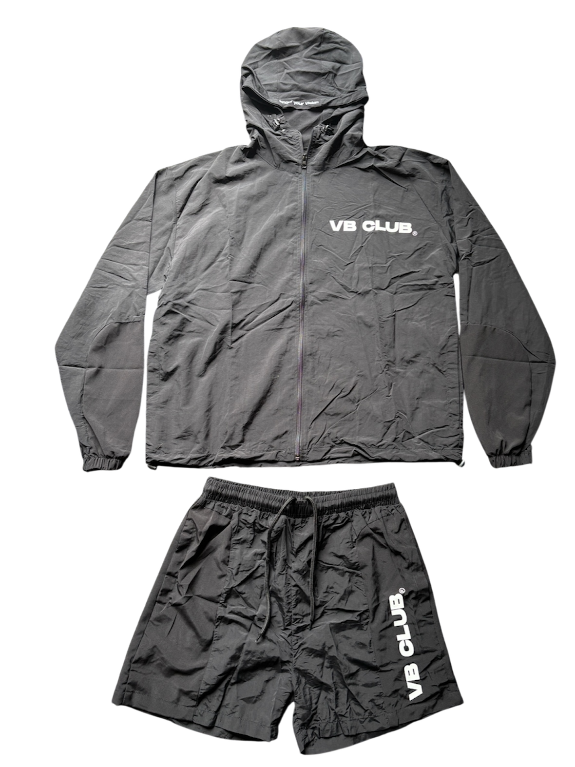 Black VB Windbreaker Jacket