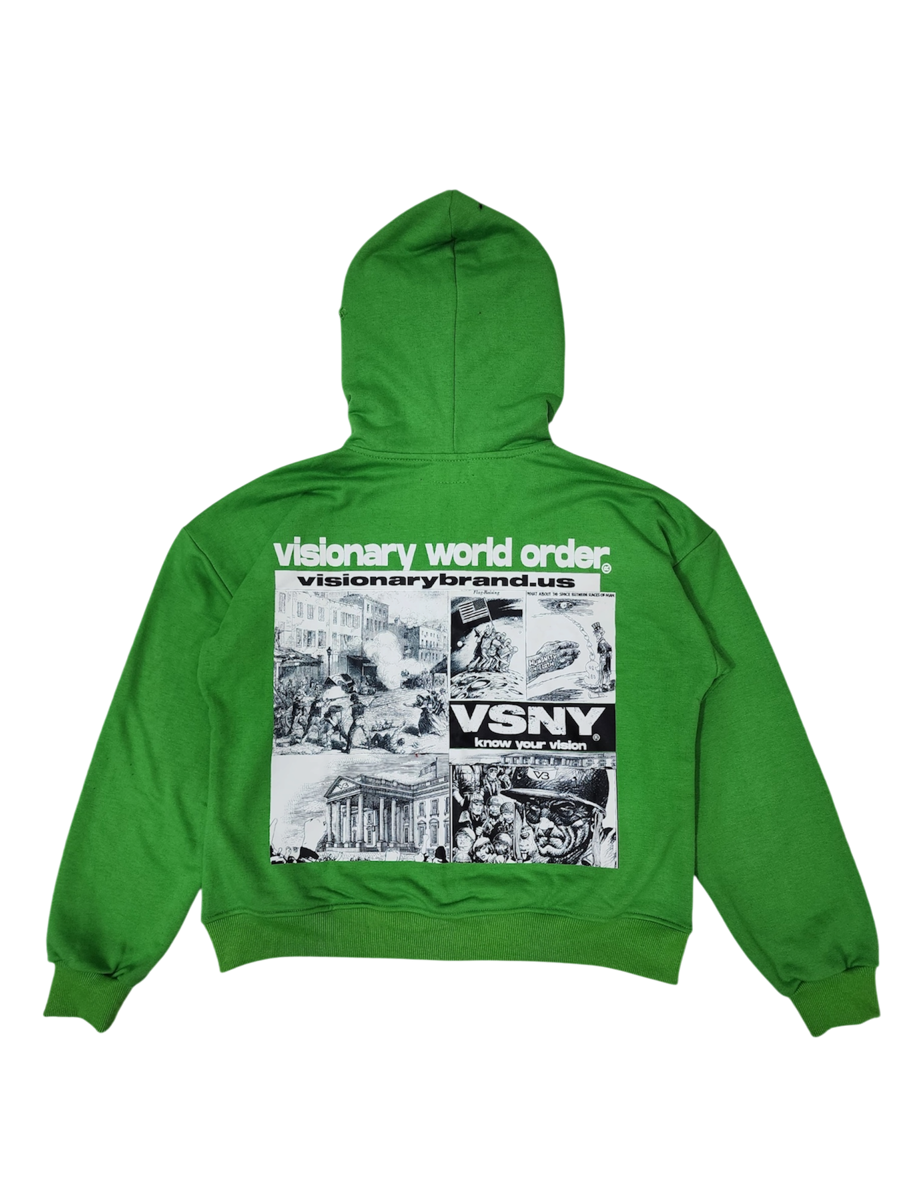 World Order Zip Up (Green)