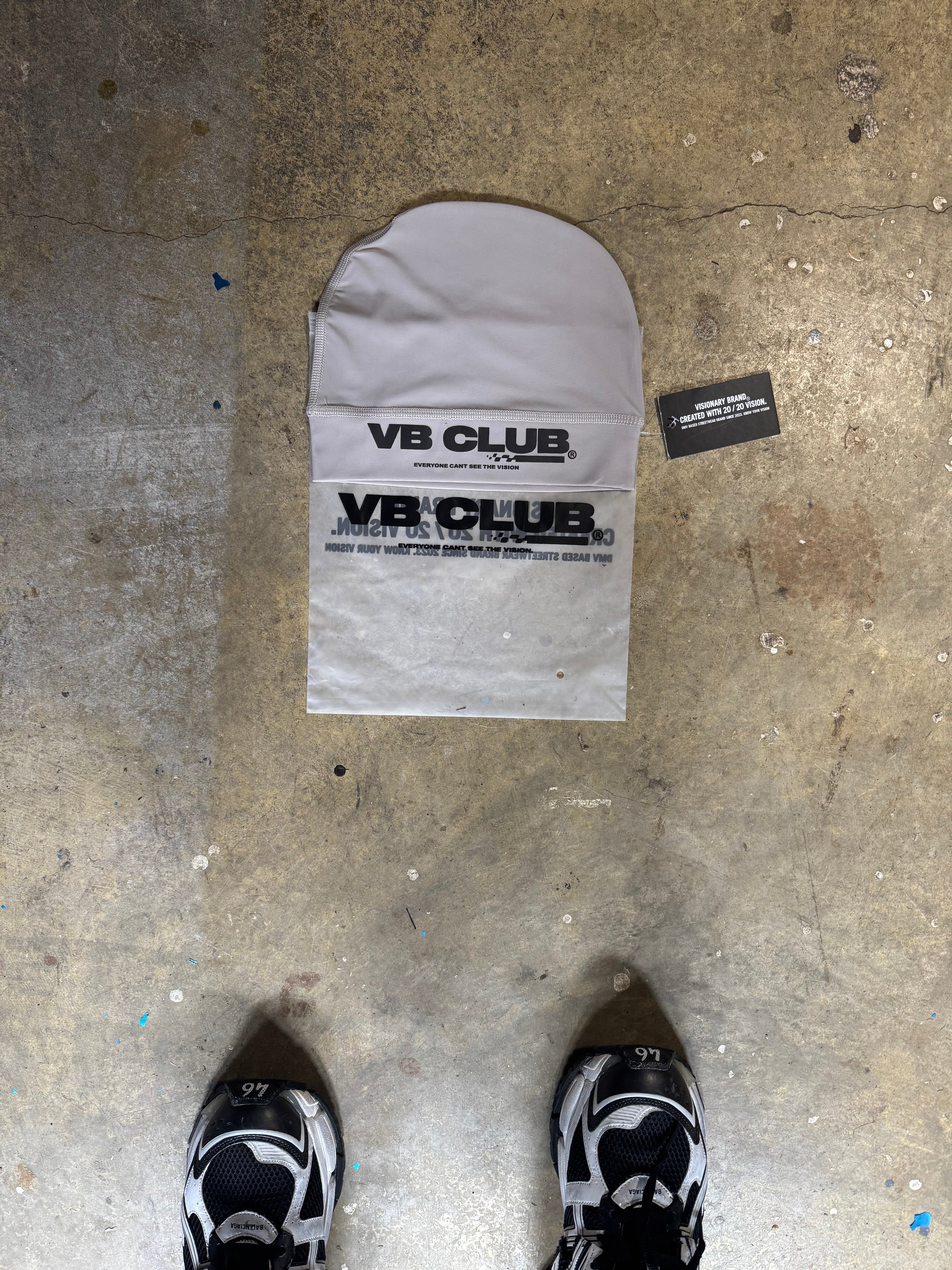 VISIONARY BRAND® GREY REFLECTIVE BEANIE